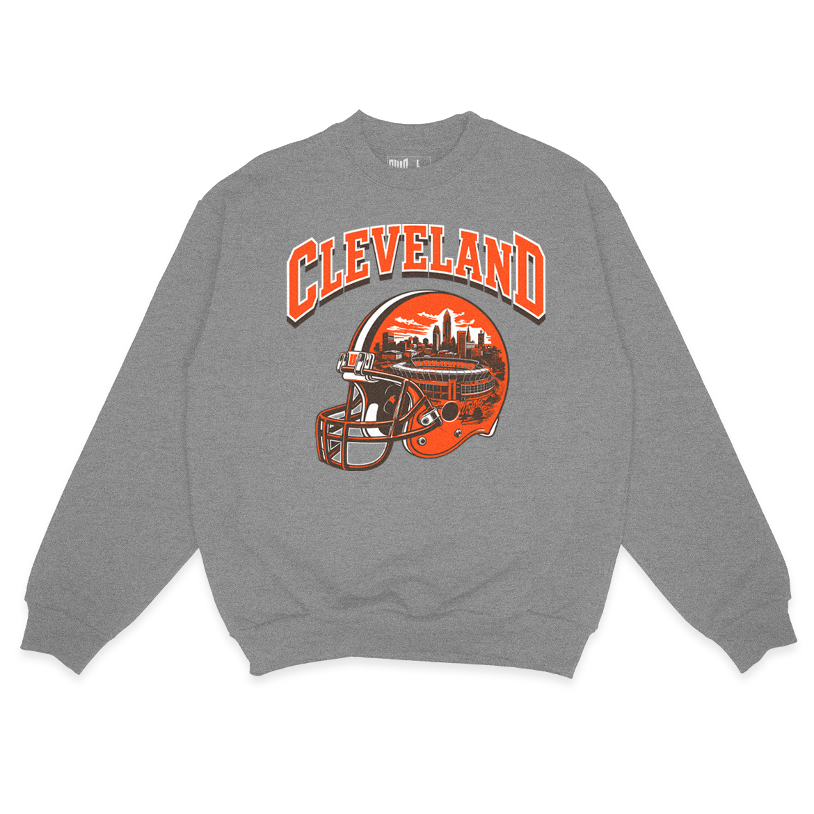 Cleveland Helmet Sweatshirt (Gray)