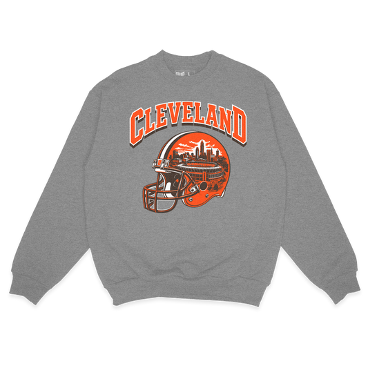Cleveland Helmet Sweatshirt (Gray)