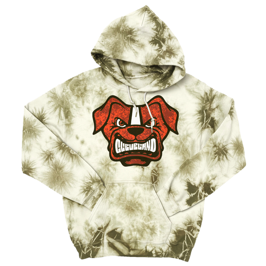 Angry Cleveland Tie-dye Hoodie