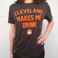 Cleveland Drink Brown T-shirt