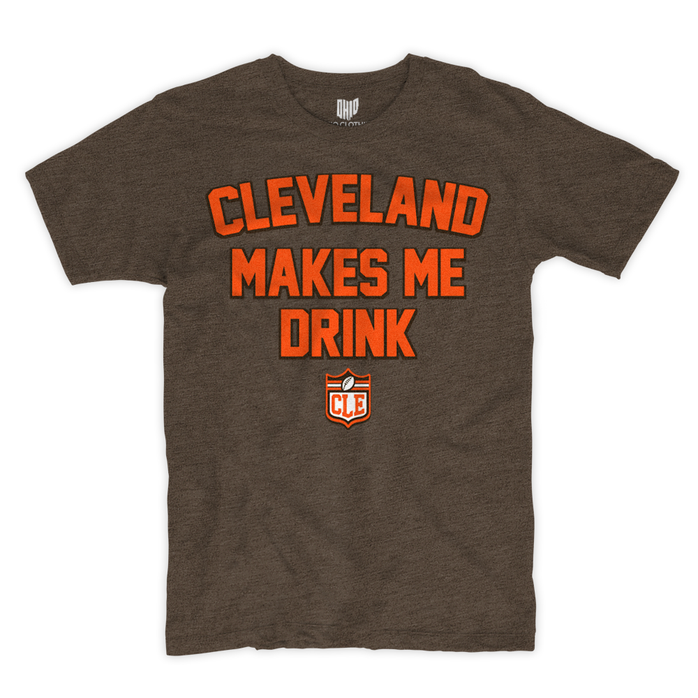 Cleveland Drink T-shirt (Brown)