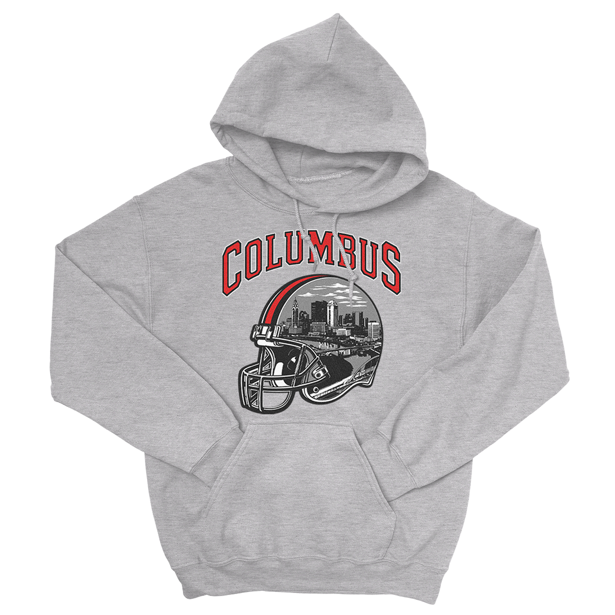 Columbus Helmet Hoodie (Ash)