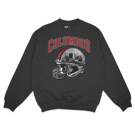 Columbus Helmet Sweatshirt (Charcoal)