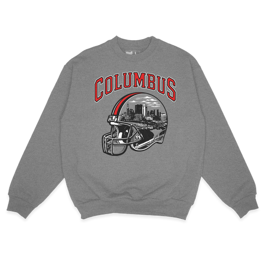 Columbus Helmet Sweatshirt (Gray)