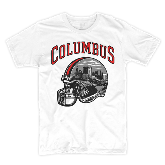 Columbus Helmet T-shirt (White)