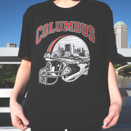 Columbus Helmet T-shirt (Black)
