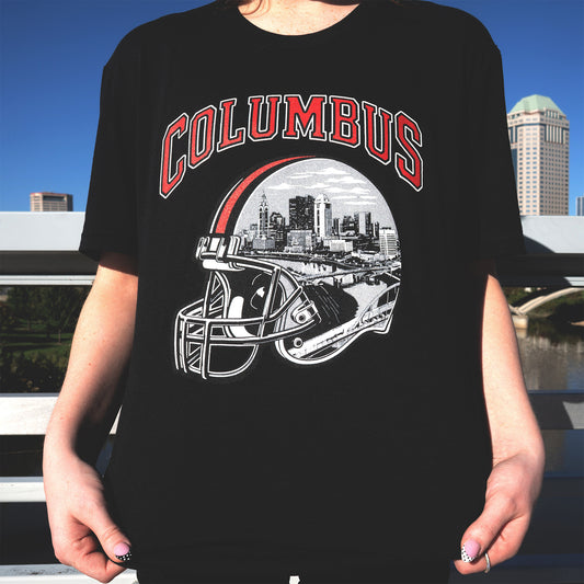 Columbus Helmet T-shirt (Black)