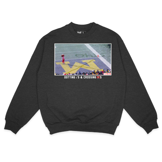 Dotting & Crossing Sweatshirt (Charcoal)