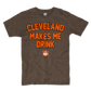 Cleveland Drink Brown T-shirt