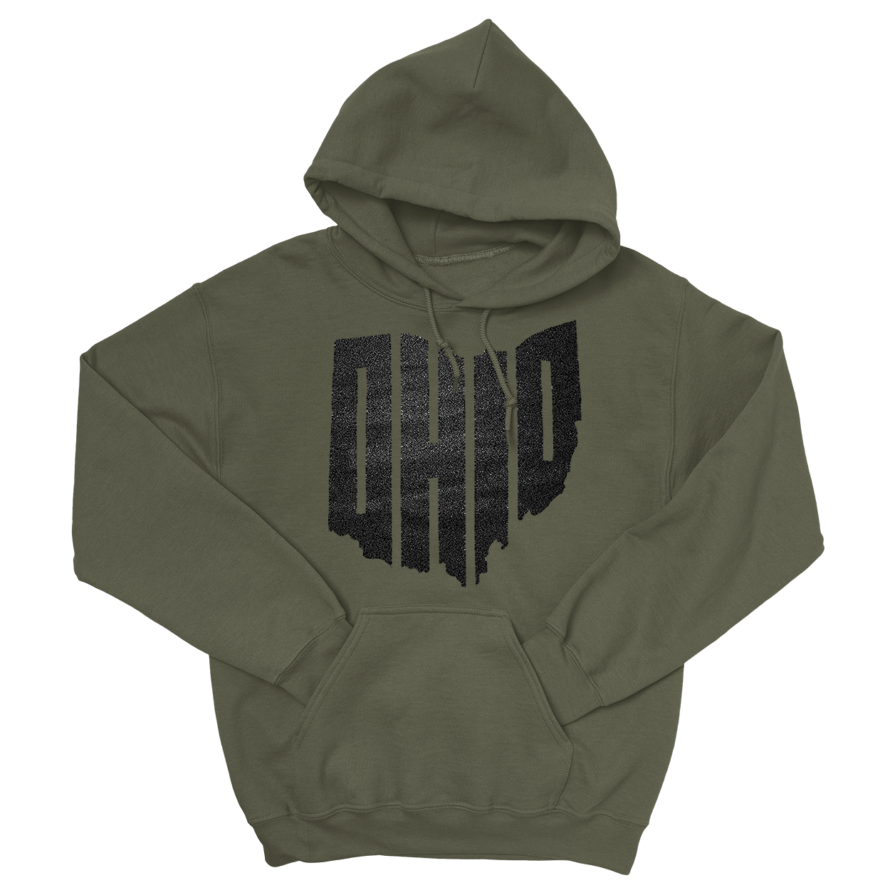[SPARKLY] Ohio Hoodie (Army)