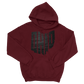 [SPARKLY] Ohio Hoodie (Maroon)