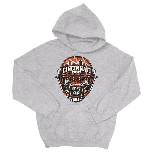 Scary Tiger Hoodie (Ash)