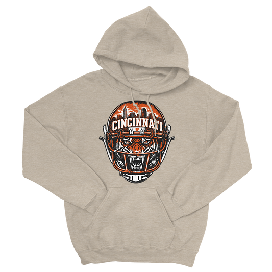 Scary Tiger Hoodie (Oatmeal)
