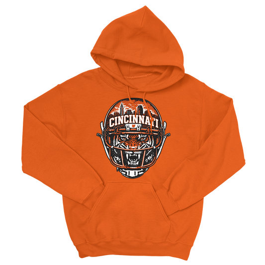 Scary Tiger Hoodie (Orange)