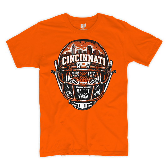 Scary Tiger T-shirt (Orange)