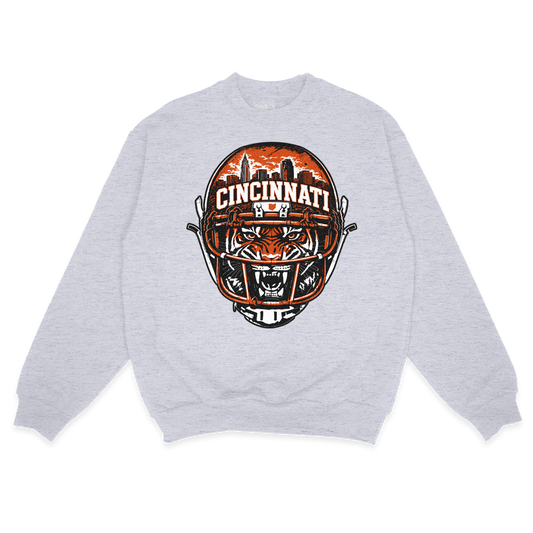 Scary Tiger Sweatshirt (Ash)
