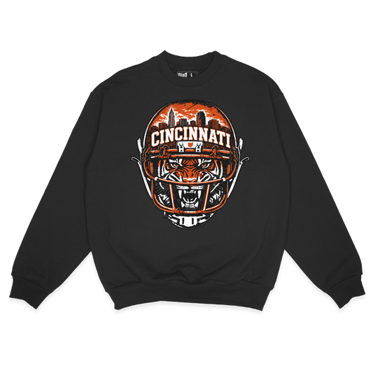 Scary Tiger Sweatshirt (Black)