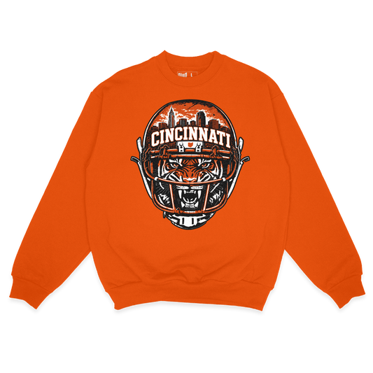 Scary Tiger Sweatshirt (Orange)