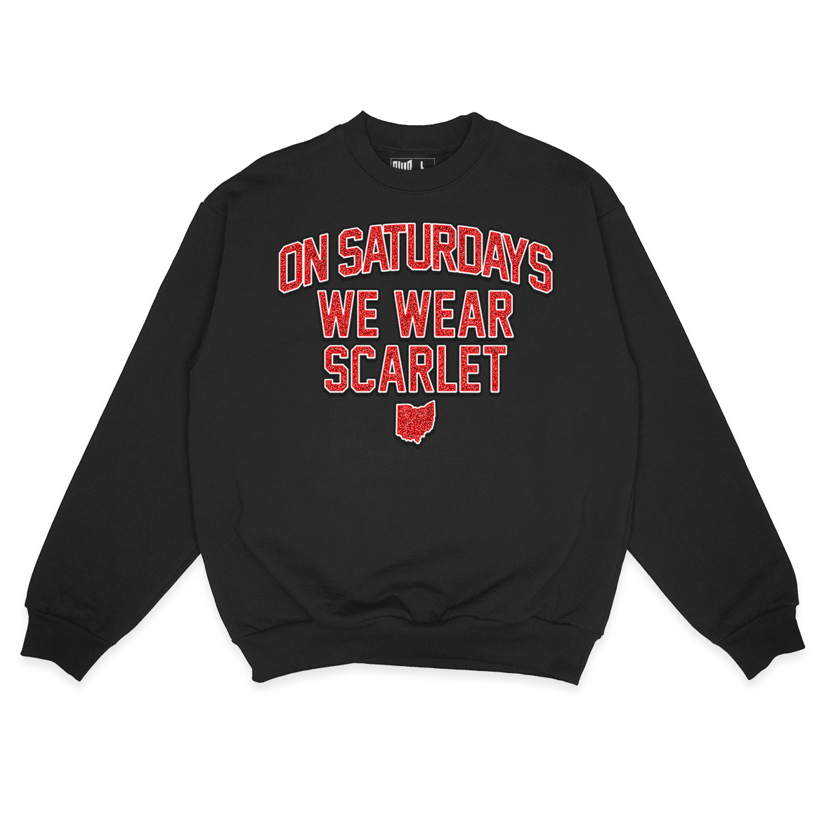 [SPARKLY] Saturdays Sweatshirt (Black)