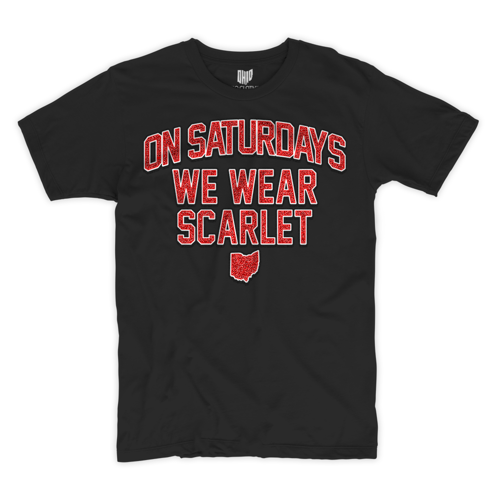 [SPARKLY] Saturdays T-shirt (Black)