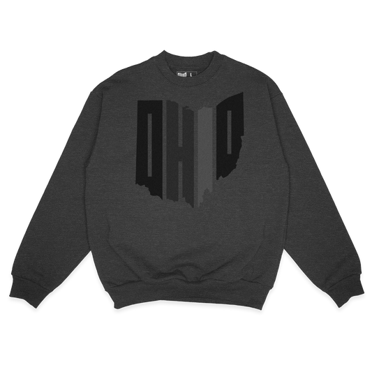 Tri-color Charcoal Sweatshirt