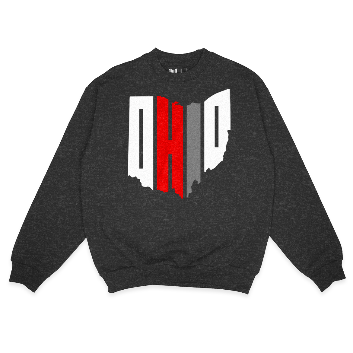 Tri-color Sweatshirt (Charcoal)