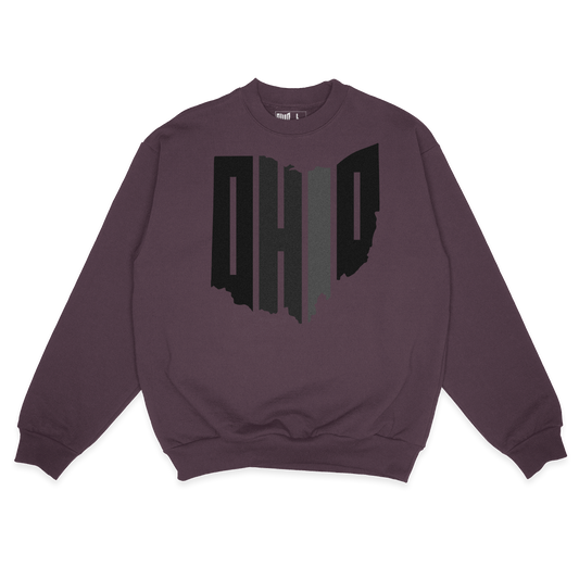 Tri-color Maroon Sweatshirt