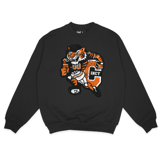 Varsity Cincy Sweatshirt (Black)