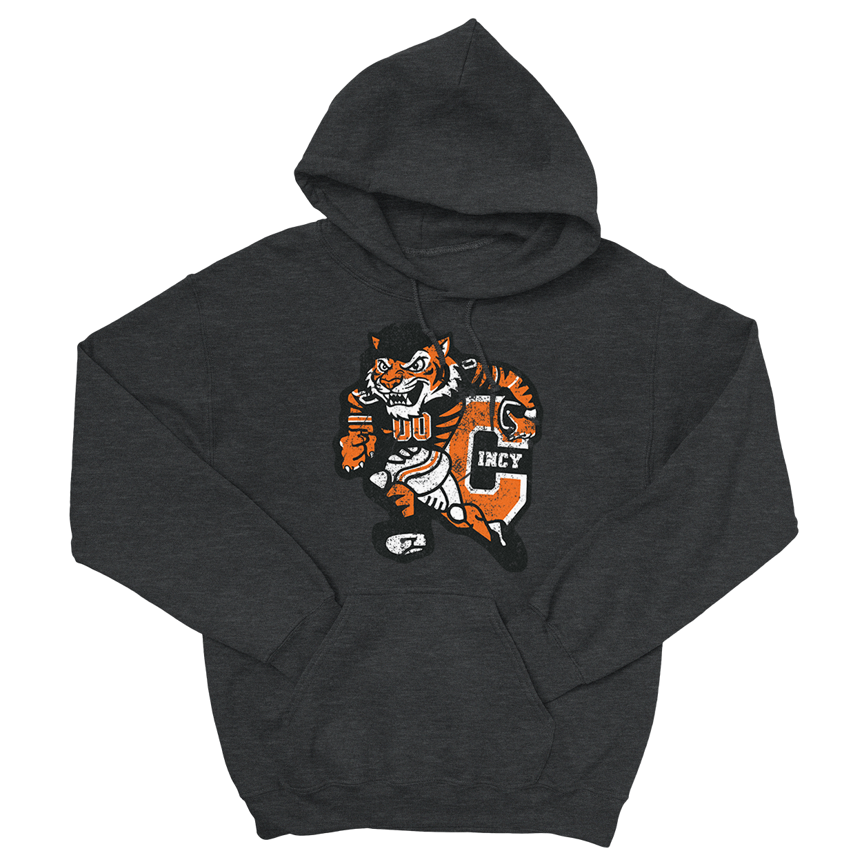 Varsity Cincy Hoodie (Charcoal)