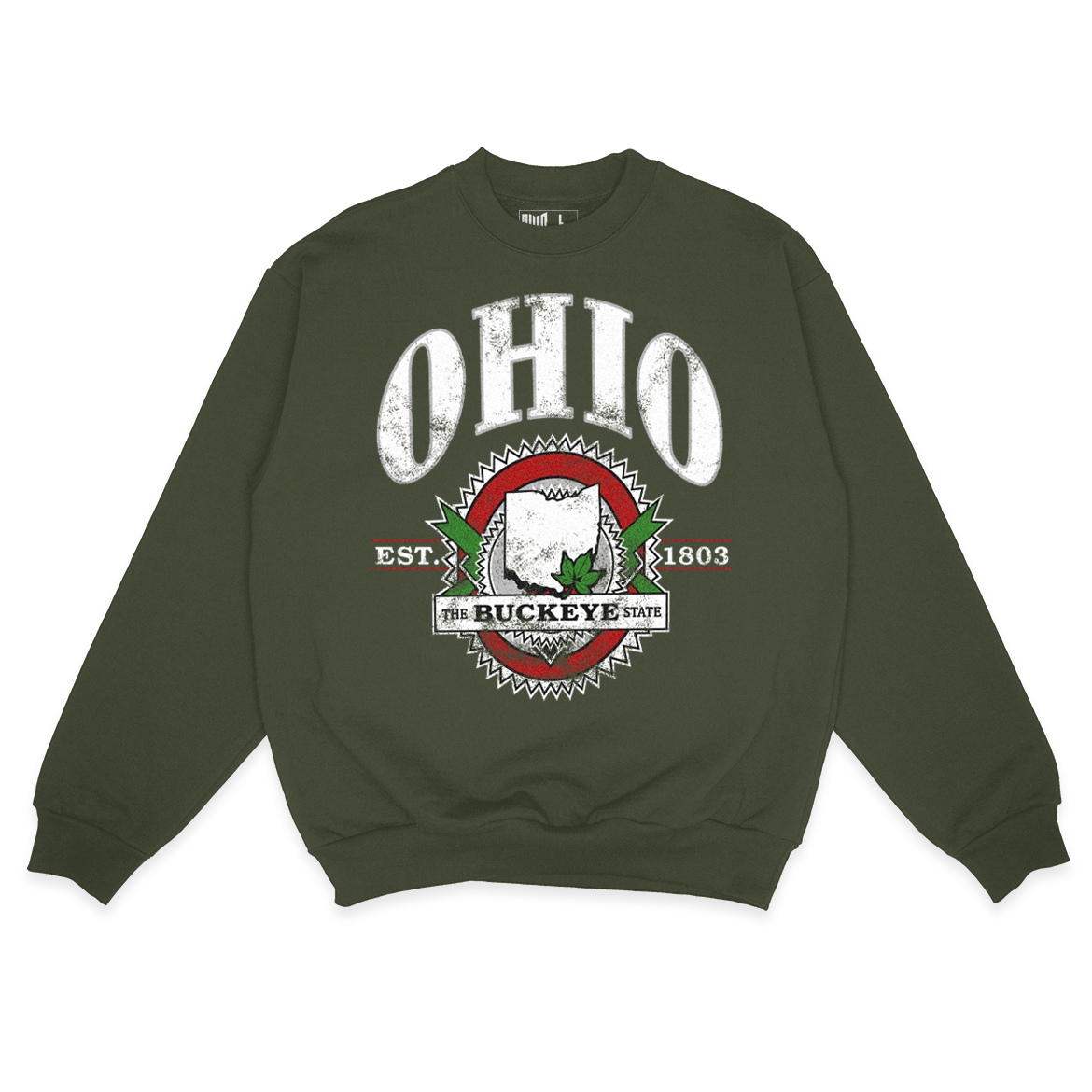 Vintage Ohio Sweatshirt (Military)