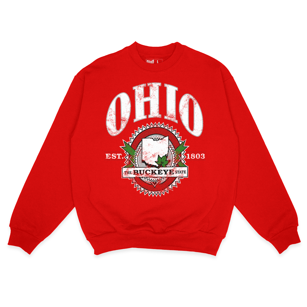 Vintage Ohio Sweatshirt (Red)