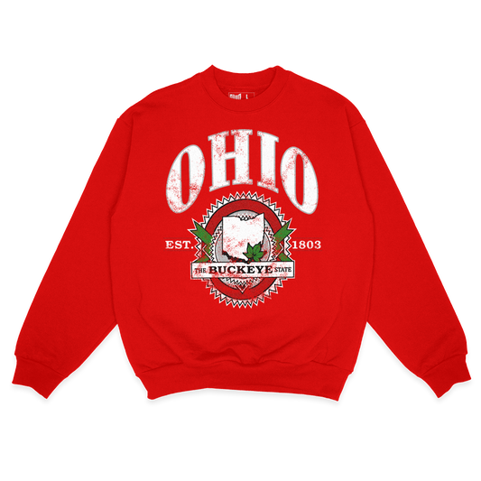 Vintage Ohio Sweatshirt (Red)