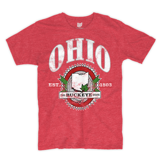 Vintage Ohio T-shirt (Red)