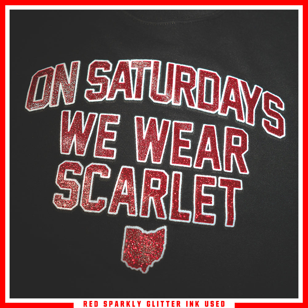 [SPARKLY] Saturdays Sweatshirt (Black)