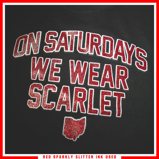 [SPARKLY] Saturdays Sweatshirt (Black)