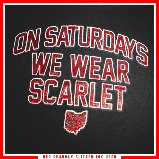 [SPARKLY] Saturdays T-shirt (Black)