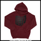 [SPARKLY] Ohio Hoodie (Maroon)