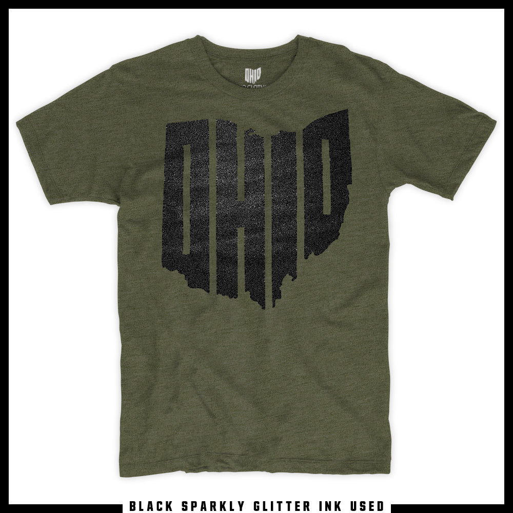 [SPARKLY] Ohio T-shirt (Olive)